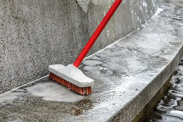 concrete broom