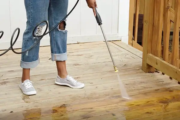 Deck Fuzzy After Power Washing