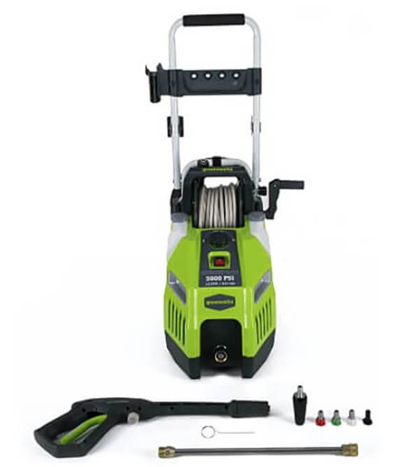 Greenworks 2000 PSI Corded Electric Pressure Washer GPW2001