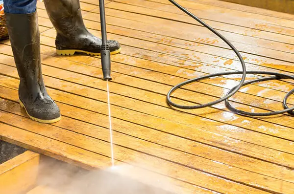 How To Pressure Wash Deck Before Staining