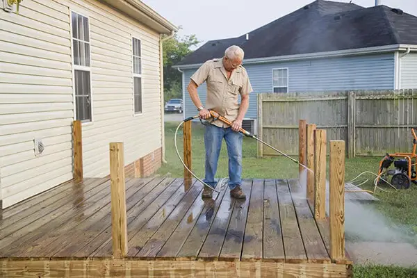 Use A Utility Brush And A Rotating Scrub Brush